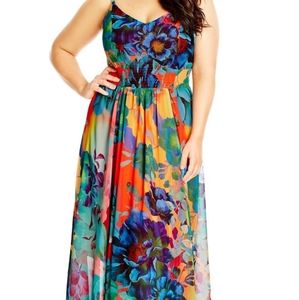 City Chic Hot Summer Days Maxi Dress